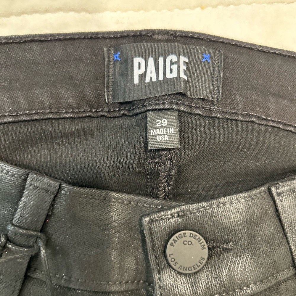 PAIGE Black Skinny Jeans